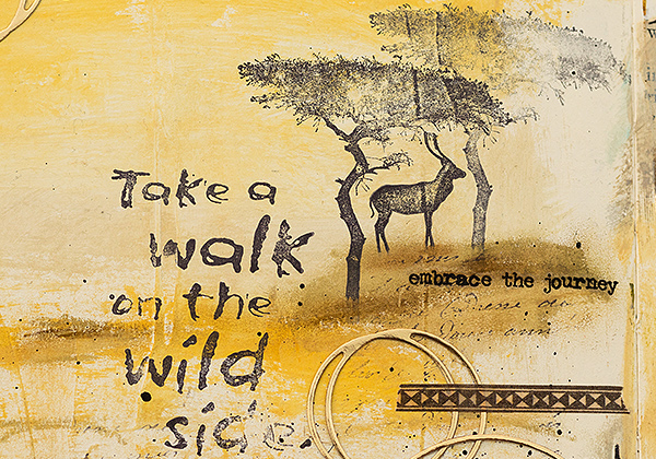 anna karin walk on the wild side journal page