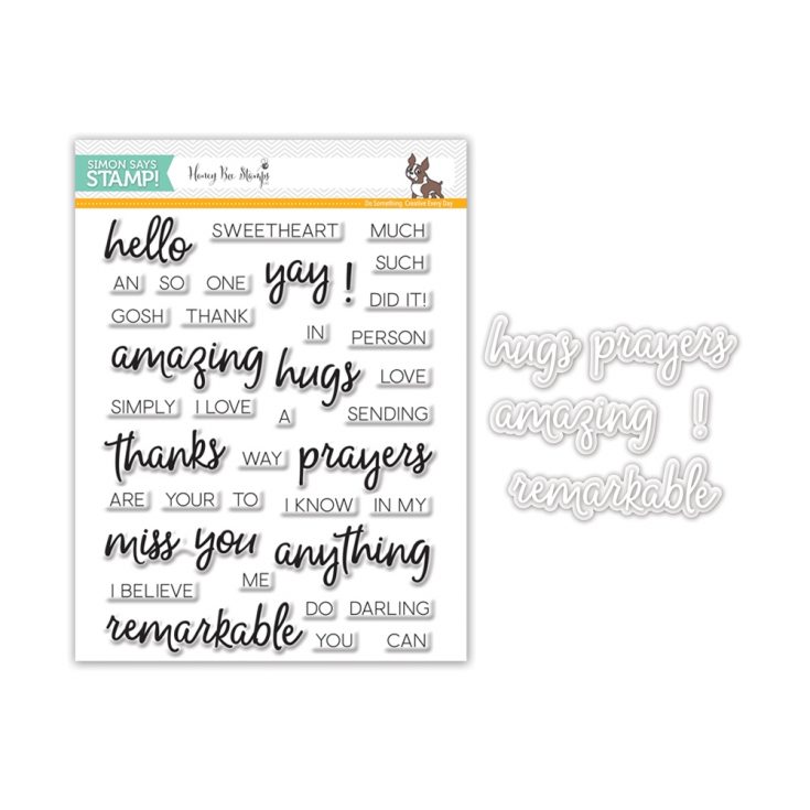 Remarkable You stamp set and dies from Honey Bee Stamps for Stamptember