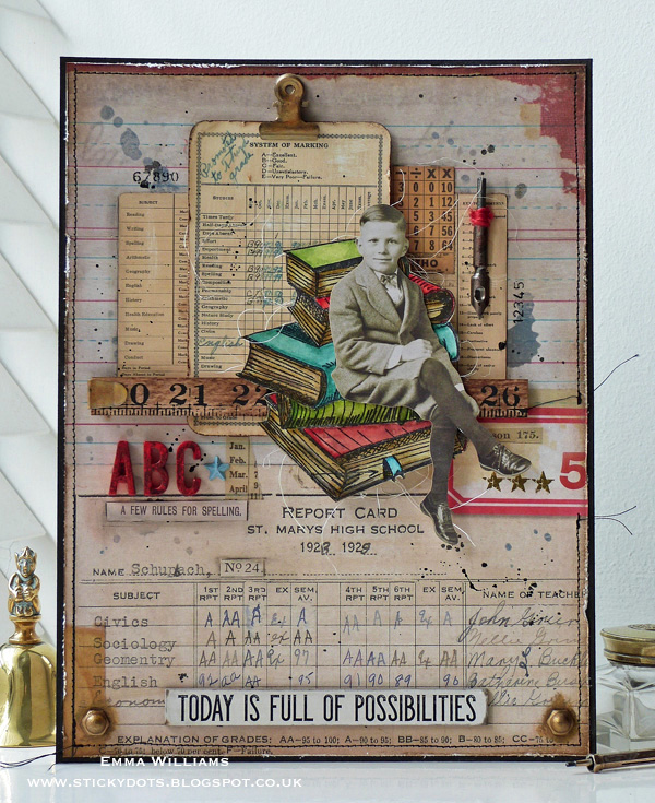 Tim Holtz memoranda paper stash & more 