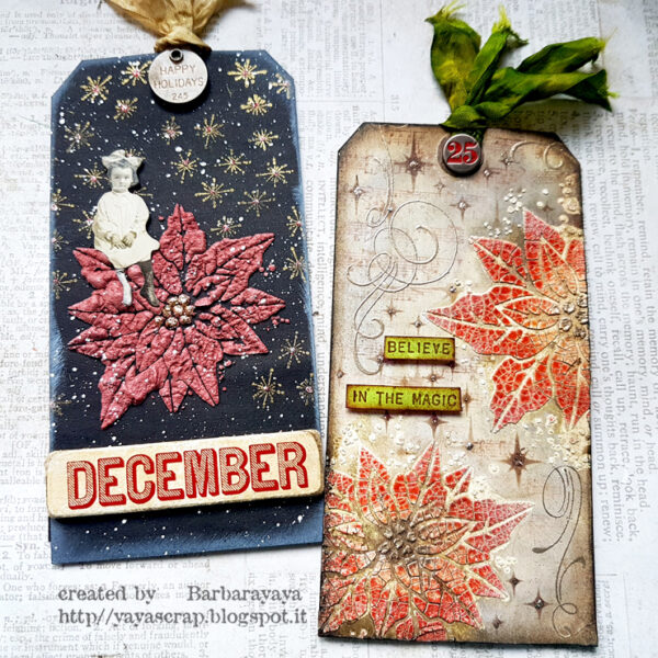 Tim Holtz Stampers Anonymous - Poinsettia Stencil