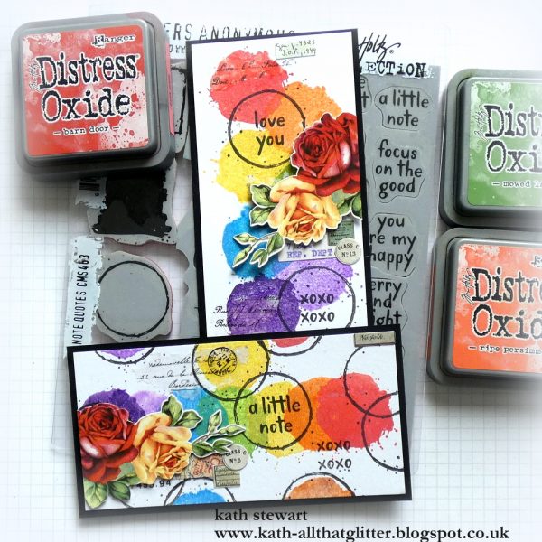 Tim Holtz Cling Stamps Note Quotes