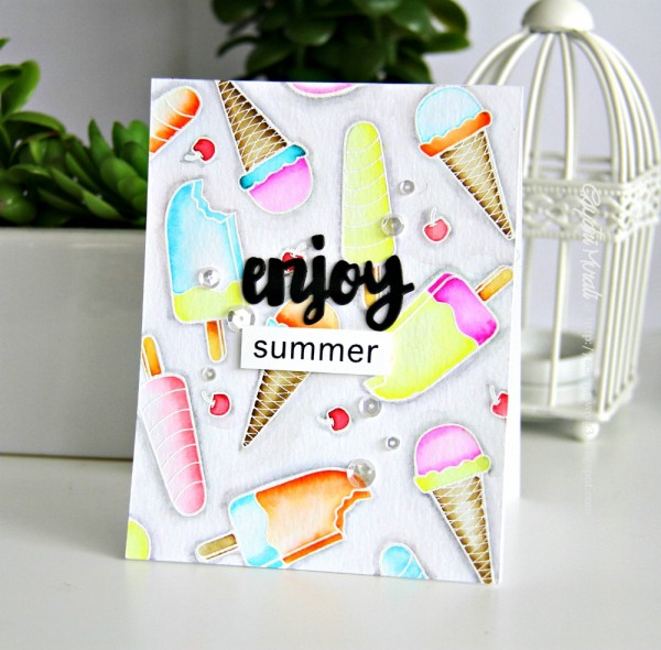 Enjoy Summer card smaller