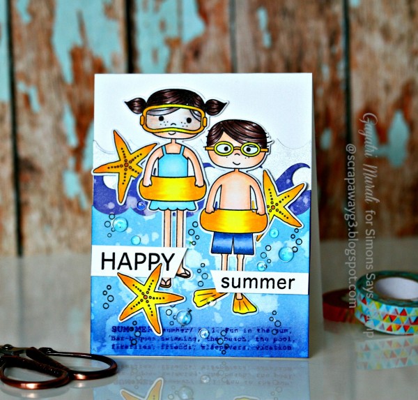 Happy Summer card #1 smaller