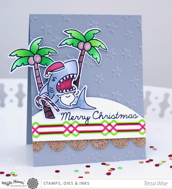 Tessa Christmas Shark Card