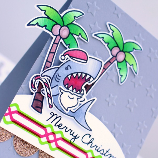 Tessa Christmas Shark Closeup