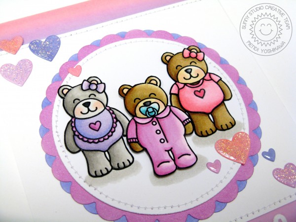 Baby Bear Pink 3 Bears Card-Blog2