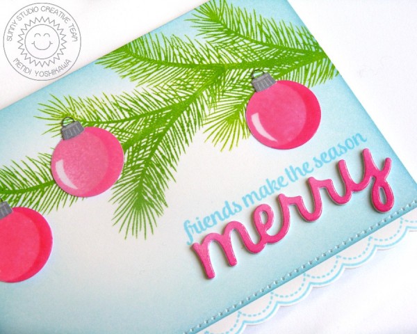 Holiday Style Pink Ornaments Card-Blog2