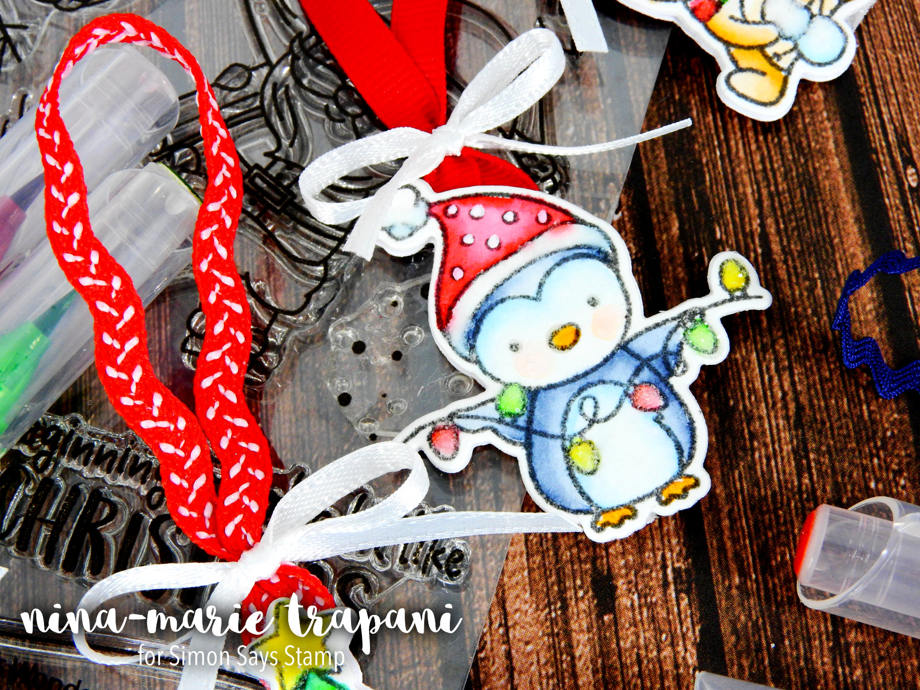 Studio Monday with NinaMarie Kid Friendly Christmas Ornaments Simon Says Stamp Blog
