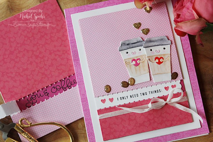 February 2017 Coffee Tea and Cocoa Card Kit Inspiration by Nichol Spohr