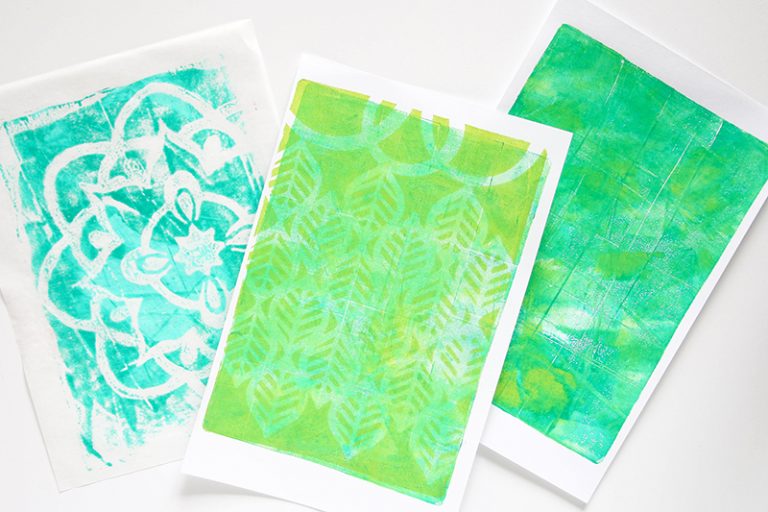 Gel Press Simple Techniques with Shari Carroll Simon Says Stamp Blog