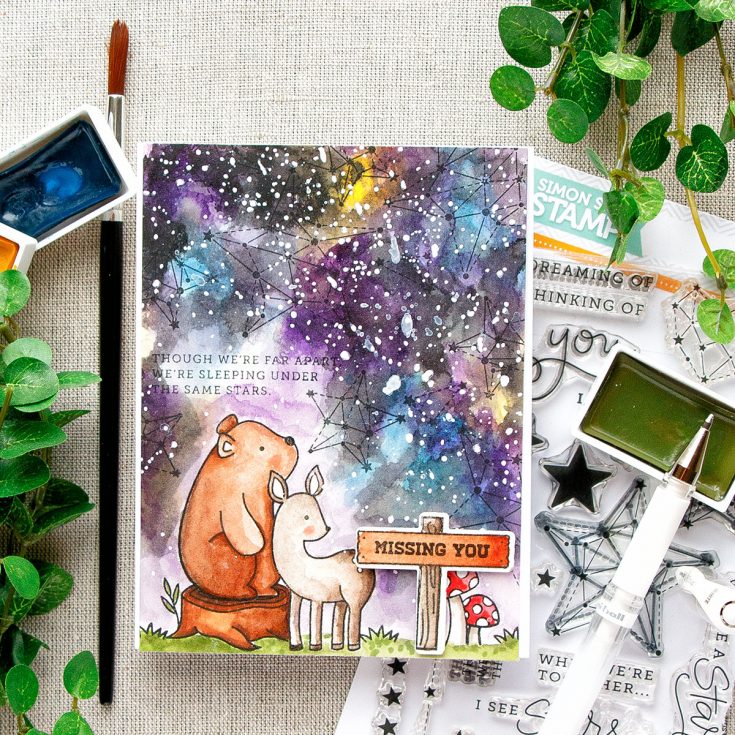 Yippee for Yana Watercolor Galaxy