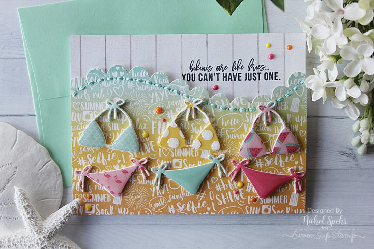 July 2017 Card Kit Dimensional Bikinis