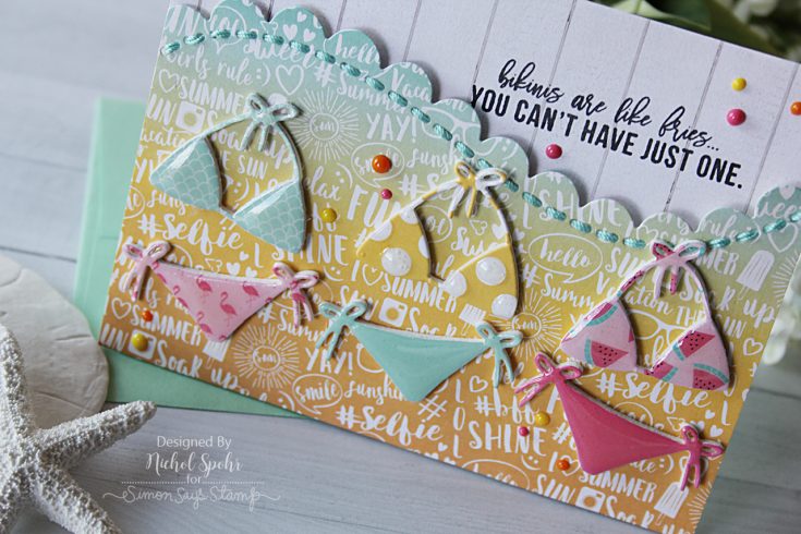 July 2017 Card Kit Dimensional Bikinis