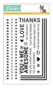 You + Me stamp set, Shari Carroll