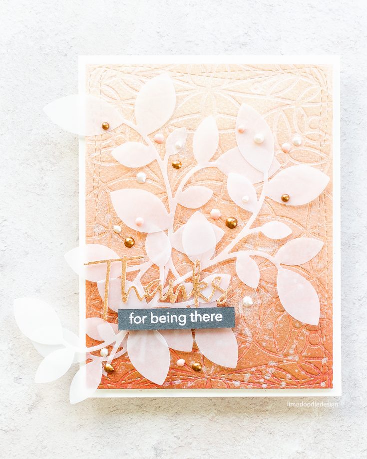 Doodling with Debby: Embossing with a Stencil