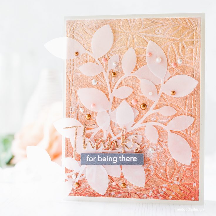 Doodling with Debby: Embossing with a Stencil