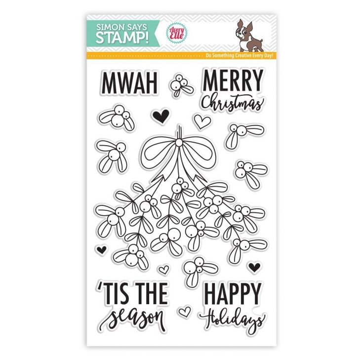 Avery Elle MERRY MISTLETOE Clear Stamps SSS101778 Stamptember Exclusive