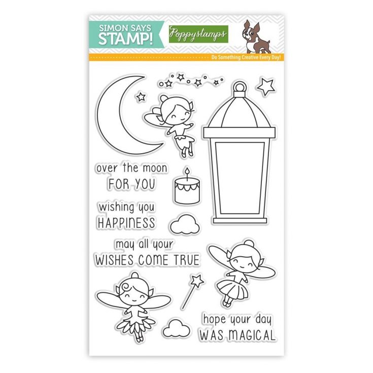 Poppy Stamps MAGICAL WISHES Clear Stamps SSS101772 Stamptember Exclusive