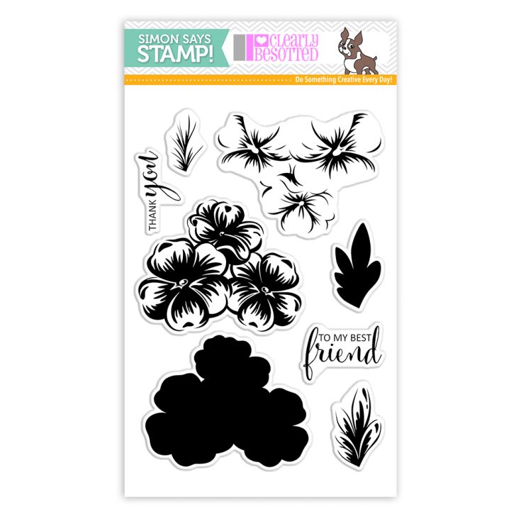 Clearly Besotted MY BEST FRIEND Clear Stamps SSS101780 Stamptember Exclusive
