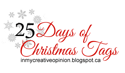 25 days of Christmas Tags