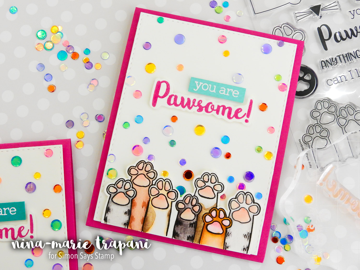 2 Interactive Toilet-Themed Cards + Simon's Let's Connect Blog Hop! -  Nina-Marie Design