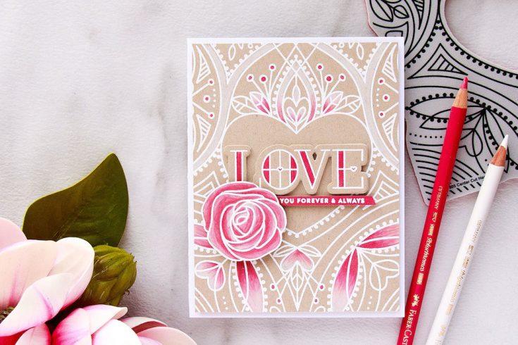 Yippee for Yana: Center Cut Heart Love Card