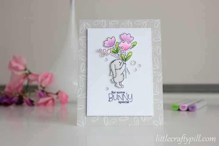 Amanda Korotkova Simon Says Stamp April Throwback Thursday Some Bunny Special stamp set Artsy Flower Parts stamp set