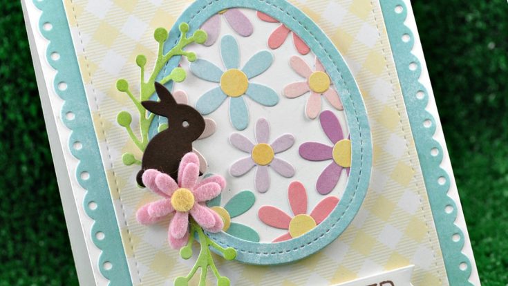 Die Cut Easter Card