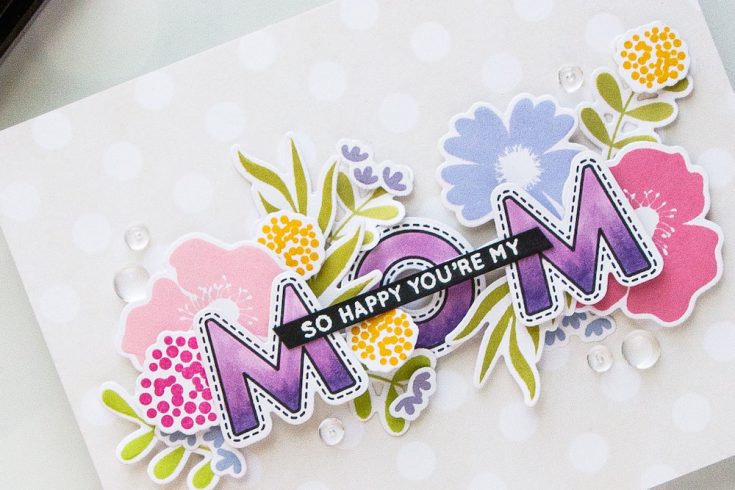 Yippee for Yana: Floral Card for Mom
