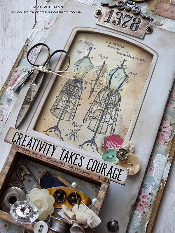 Creativity Takes Courage Tag by Emma Williams