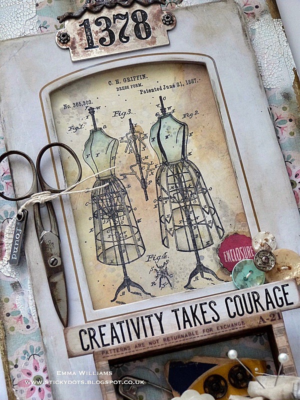 Creativity Takes Courage Tag by Emma Williams