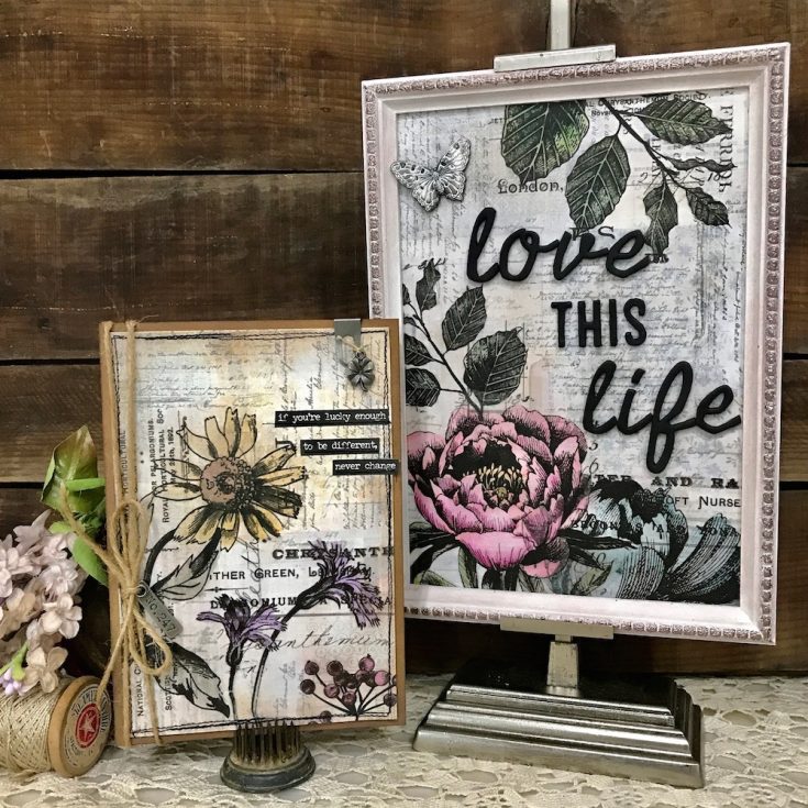 Love this Life Framed Panel by Richele Christensen