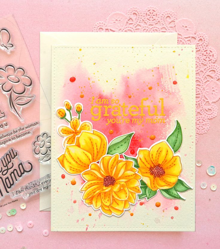 One Stamp, Five Ways - Even More Spring Flowers!