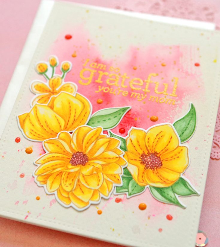 One Stamp, Five Ways - Even More Spring Flowers!