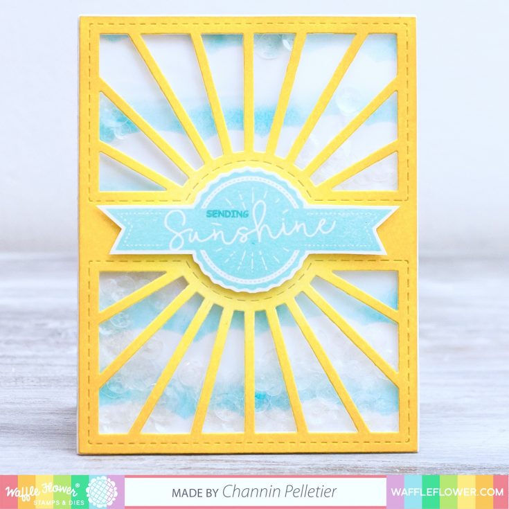 NEW Waffle Flower: Sun Shaker Card!