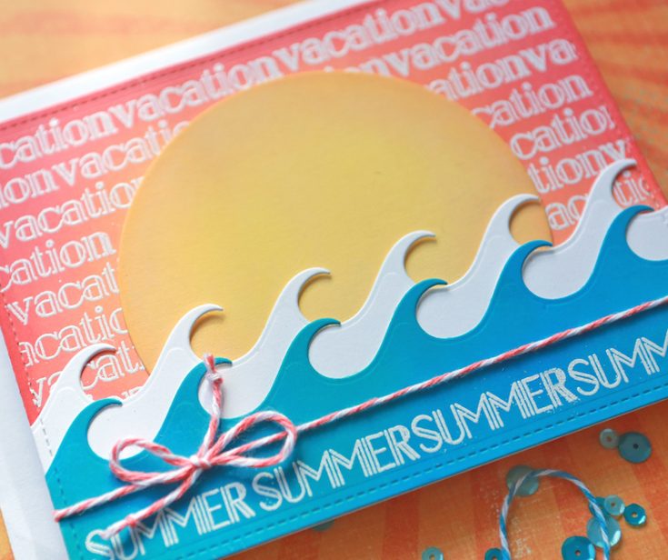 One Stamp, Five Ways: Surf's UP!