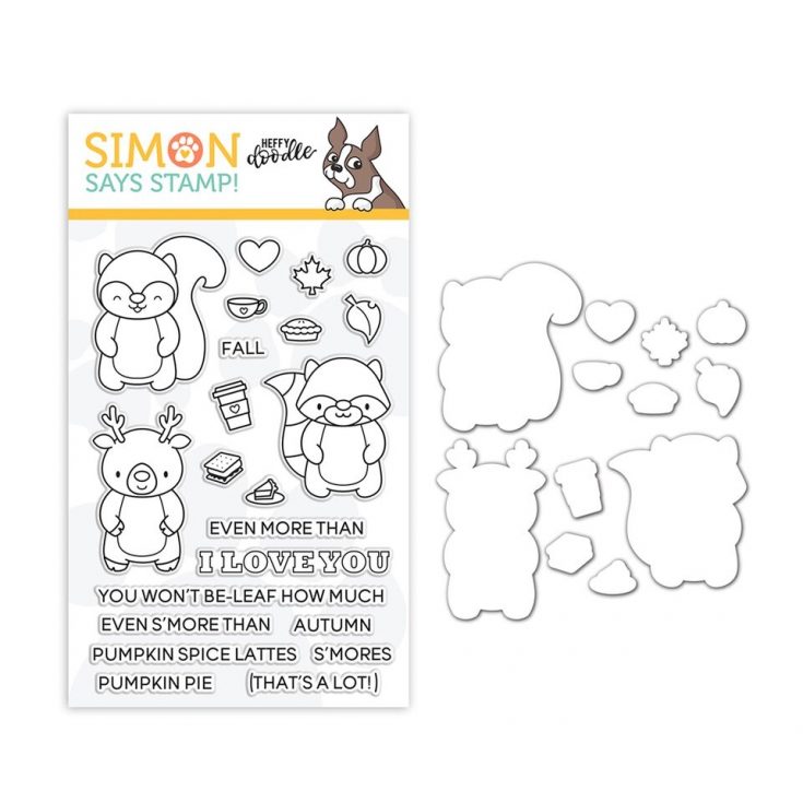 Heffy Doodle Clear Stamp and Die Set MORE THAN S'MORES SR18SETHD STAMPtember Exclusive