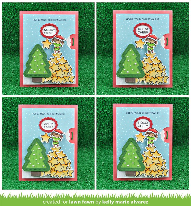 An Interactive Lawn Fawn Christmas Card