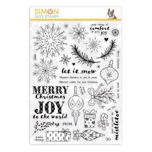 Comfort and Joy clear stamps