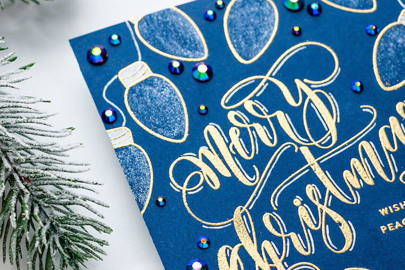 Yippee for Yana: Caligraphy-Like Christmas Cards