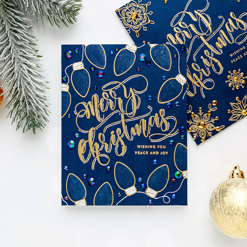 Yippee for Yana: Caligraphy-Like Christmas Cards