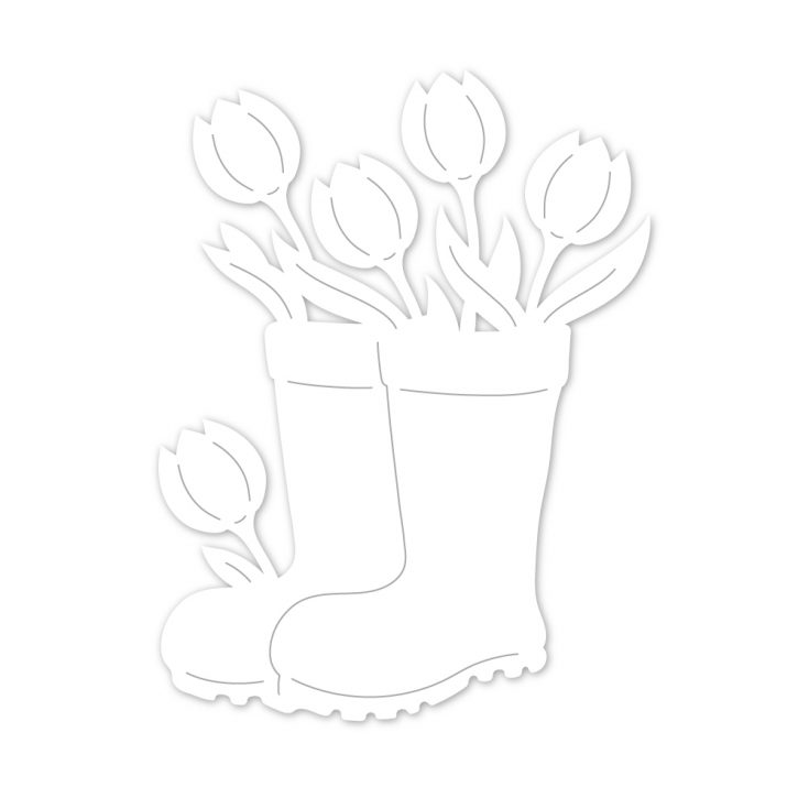 Rainboot Planter, Die