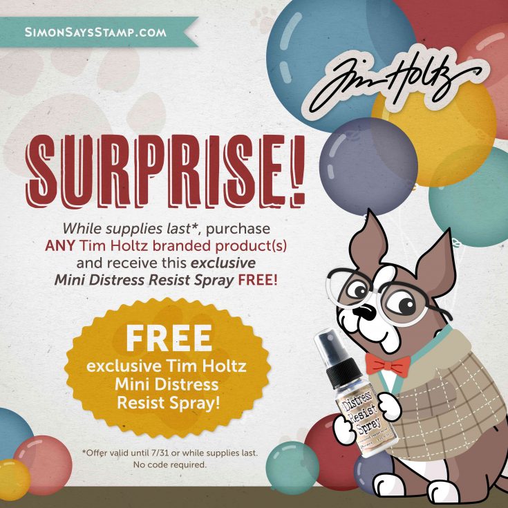 Tim Holtz Brand of the Month Free Gift with Purchase