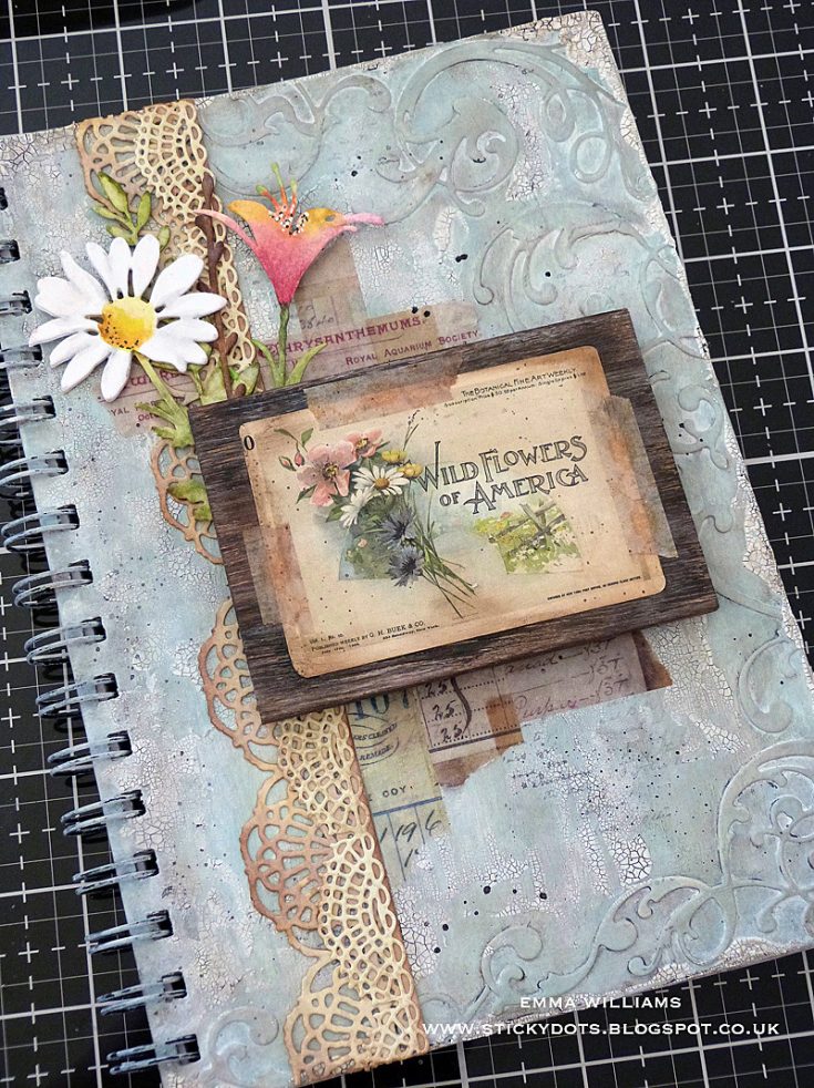 Botanical Notes Altered Notebook