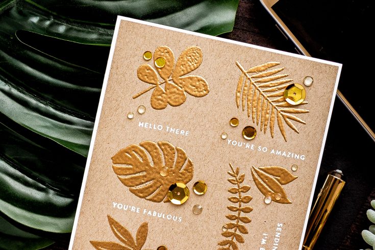 Yippee for Yana: Gold Tropical Card