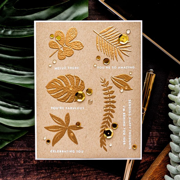 Yippee for Yana: Gold Tropical Card