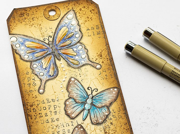 Butterfly Tag by Anna-Karin Evaldsson