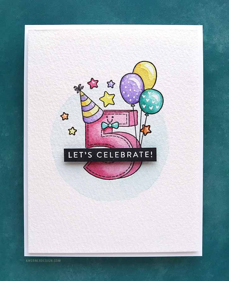 Kristina Werner Simon Says Stamp August 2019 Throwback Thursday Birthday Numbers stamp set