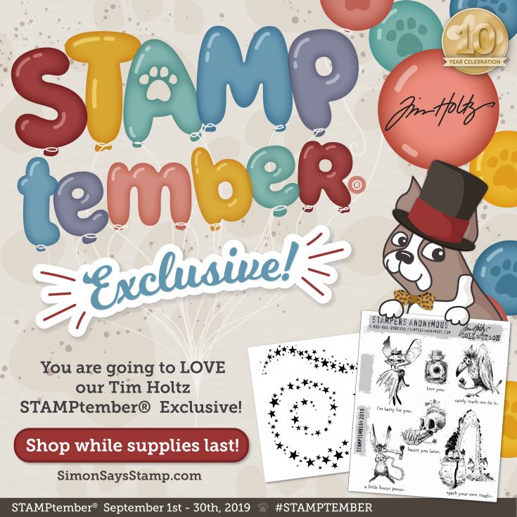 Tim Holtz STAMPTEMBER STAMP SET - Sandi MacIver - Card making and