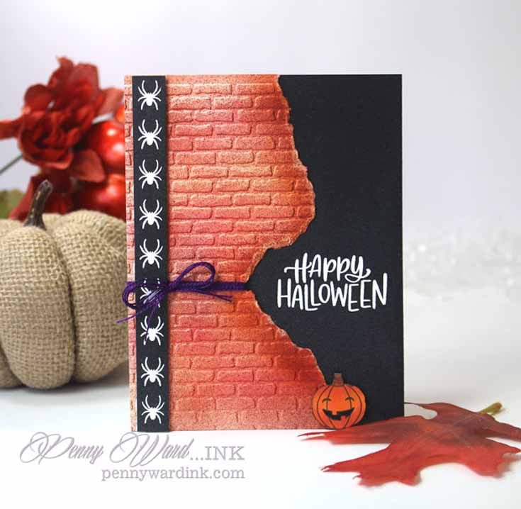 Penny Ward Simon Says Stamp October 2019 Throwback Thursday Handlettered Halloween stamp set